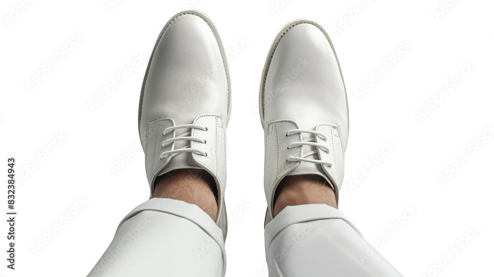 custom made wallpaper toronto digitalTop view of classic white formal shoes, perfect for elegant and sophisticated occasions, showcasing a minimalist and timeless design.
