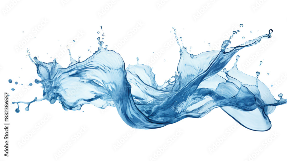 Obraz premium Water splash, Transparent background or PNG file