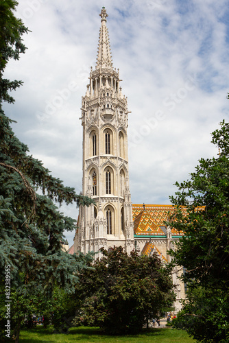 Wallpaper Mural Very beautiful and colorful street in Budapest, the capital of Hungary. Street life in European city. Torontodigital.ca