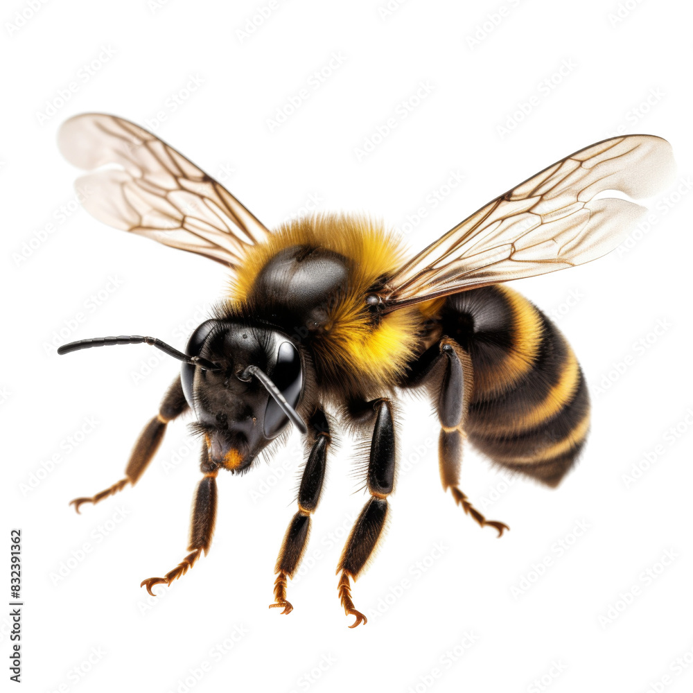 Bumblebee isolated on transparent or white background Bumblebee isolated on transparent or white background