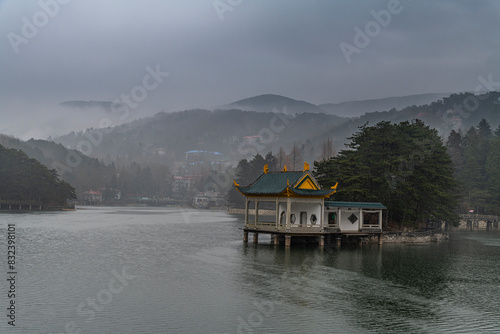 Fog, Mount Lu (Lushan), UNESCO World Heritage Site, Jiujiang, Jiangxi, China photo