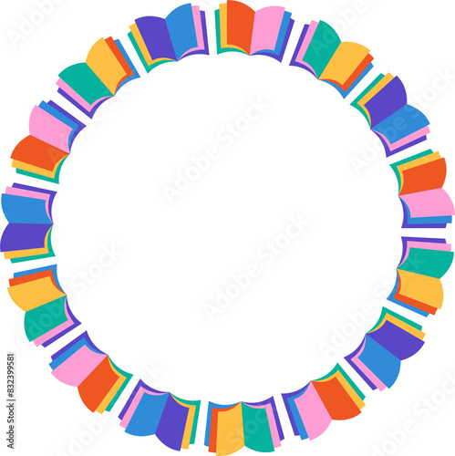 Round Books Frame