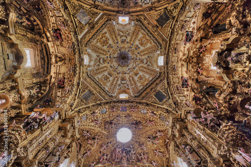 Ceiling, Apse, Interior, Basilica of Our Lady of Ocotlan, Tlaxcala City, Tlaxcal State photo