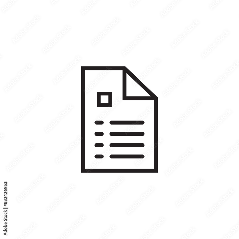 Document vector icon vector illustration. Isolated illustration for graphic and web design. Editable stroke. Document vector icon vector illustration. Isolated illustration for graphic and web design. Editable stroke.