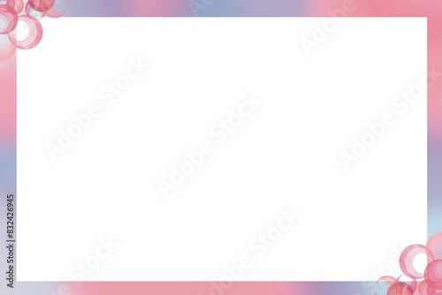 Wallpaper Mural pink frame color rainbow  Torontodigital.ca