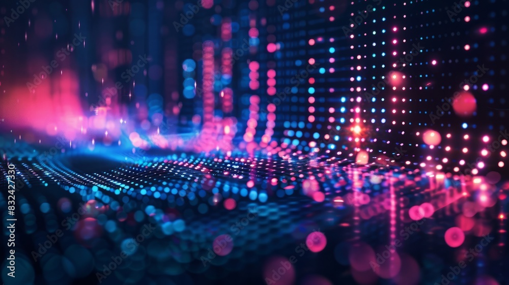 audio AI, digital background and space area for text audio AI, digital background and space area for text