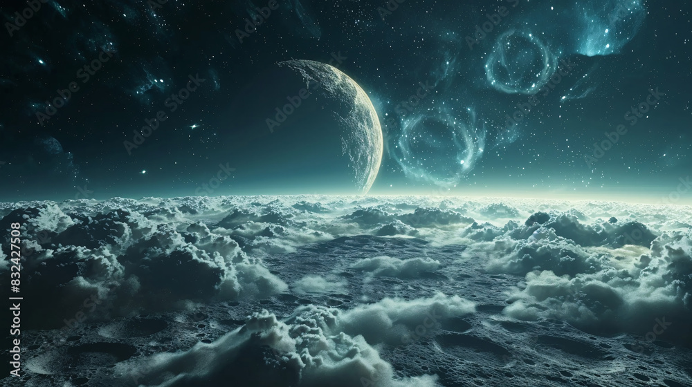 Fototapeta premium 3D rendering of golden stars for online ratings and customer satisfaction