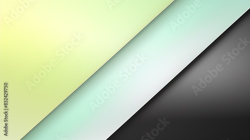 Abstract geometric background with diagonal lines in green  yellow  black  and gray gradients  modern minimalistic design