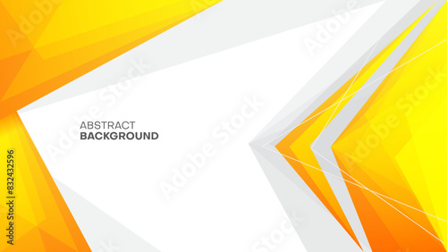 yellow geometric background. great for business presentation, banner, poster, flyer,journal cover.