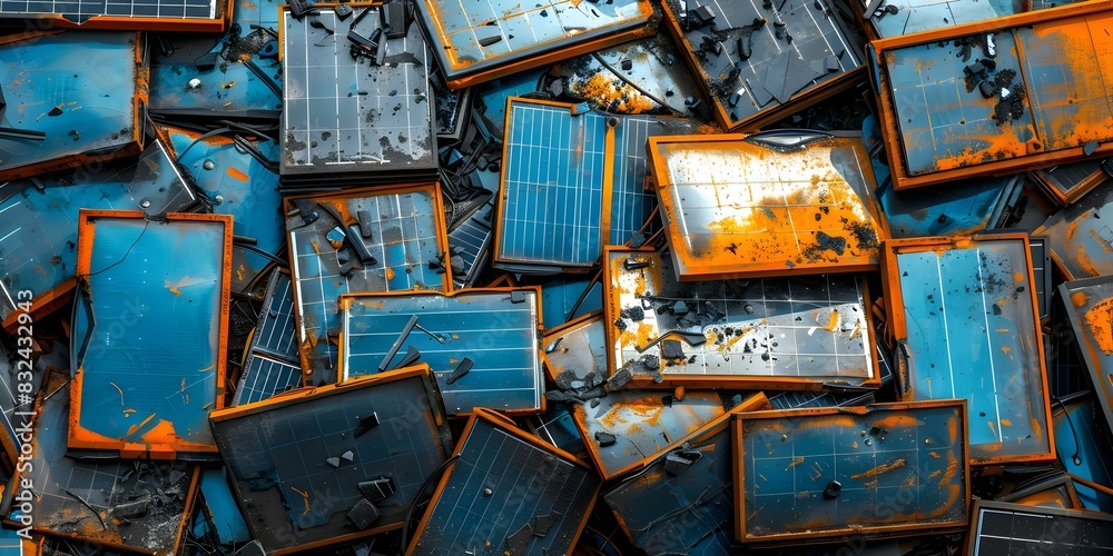 Sustainable disposal of broken solar panels is crucial for recycling