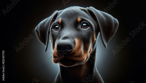 Dolcezza e Innocenza- Il Cucciolo di Dobermann photo
