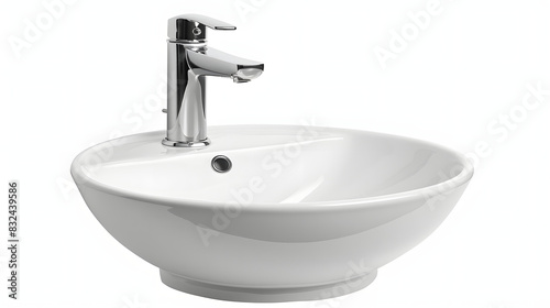 The white  modern sink of the medical clinic isolated on white background  photo  png 