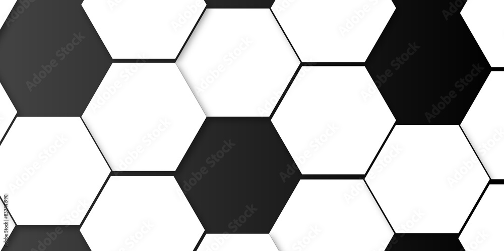 Abstract white hexagonal geometric background with shadow. Luxury White 3D futuristic honeycomb mosaic white background. Abstract white lines background. Vector Illustration. Abstract white hexagonal geometric background with shadow. Luxury White 3D futuristic honeycomb mosaic white background. Abstract white lines background. Vector Illustration.