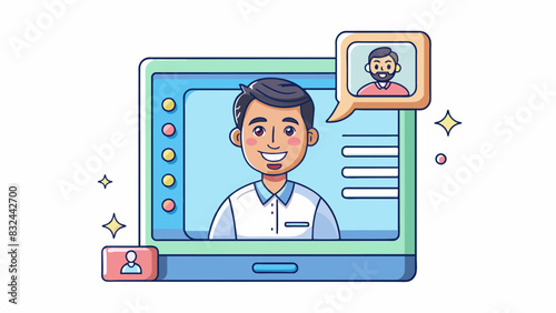A personalized video invite where the recipients name and photo are seamlessly integrated into a fun animation accompanied by upbeat music.. Cartoon Vector.