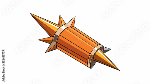 A sharp and ly surface that causes a slight stinging sensation on your hand.. Cartoon Vector.