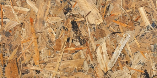 texture and pattern of an osb board