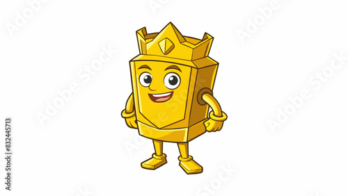 A valuable yellow metal that holds great cultural and symbolic significance. With its ability to withstand corrosion and its deep connection to human. Cartoon Vector.