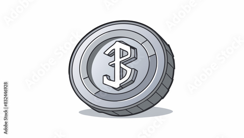 As part of the investigation a small silver object was found at the scene. It was about 2 inches in diameter and had a circular shape. Upon further. Cartoon Vector.