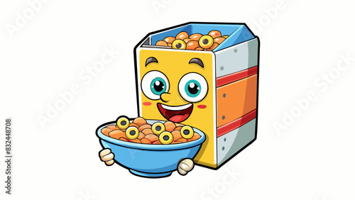 Objective To develop a nutritious and tasty breakfast cereal.. Cartoon Vector.