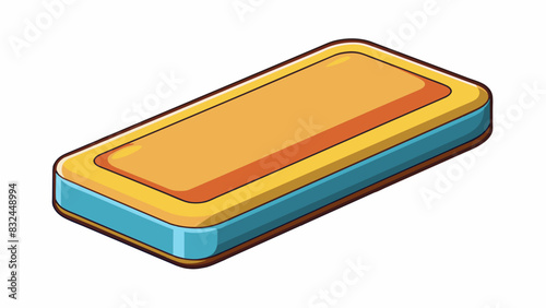 Rummaging through my desk drawer my hand closed around a small rectangular object with a smooth glossy surface. Describing the objects shape and. Cartoon Vector.
