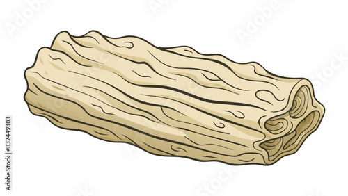 The bark was light and papery almost delicate to the touch. Its pale beige color was overlaid by dark intricate patterns of fine lines resembling a. Cartoon Vector.