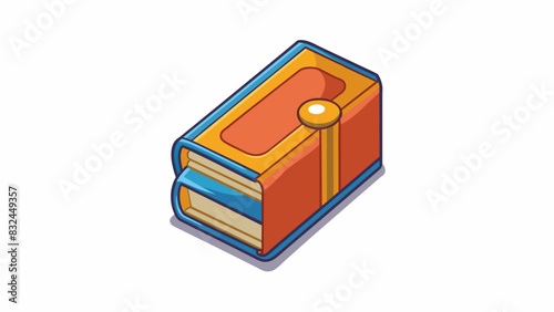 The books cover was alright nothing too flashy or eyecatching. The title was written in a simple font and there was a small illustration in the corner. Cartoon Vector.