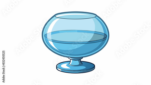 The main attribute of this object is its smooth and sleek surface. Made of shiny glass it has a rounded shape and is slightly heavy to hold. Its main. Cartoon Vector.