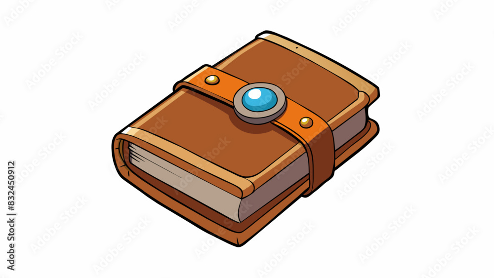 The reader was a simple handheld device its cover made of soft leather with a button clasp. Its thin pages were rough to the touch but held the. Cartoon Vector. The reader was a simple handheld device its cover made of soft leather with a button clasp. Its thin pages were rough to the touch but held the. Cartoon Vector.