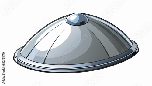 The smooth shiny metal surface was surely a premium grade with no scratches or imperfections in sight.. Cartoon Vector.