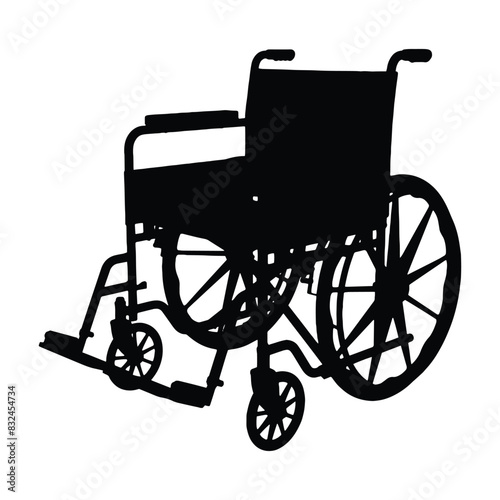 Wheelchair Silhouette Vector Art