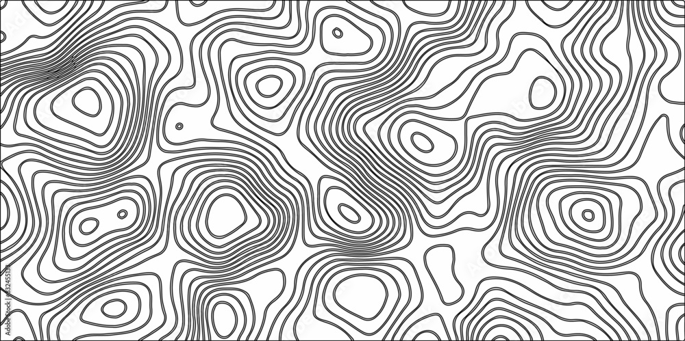 Modern white and black abstract topographic contours 3d map background. Geographic map conceptual design. Mountain topographic terrain map background. Modern white and black abstract topographic contours 3d map background. Geographic map conceptual design. Mountain topographic terrain map background.
