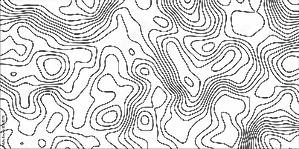Modern white and black abstract topographic contours 3d map background. Geographic map conceptual design. Mountain topographic terrain map background. Modern white and black abstract topographic contours 3d map background. Geographic map conceptual design. Mountain topographic terrain map background.