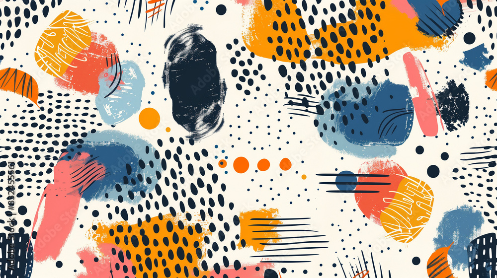 Big collection of memphis seamless vector patterns. Fashion design 80-90s Big collection of memphis seamless vector patterns. Fashion design 80-90s