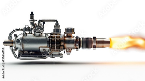Advanced Ignition System HighTech DiCut PNG Design on White Background