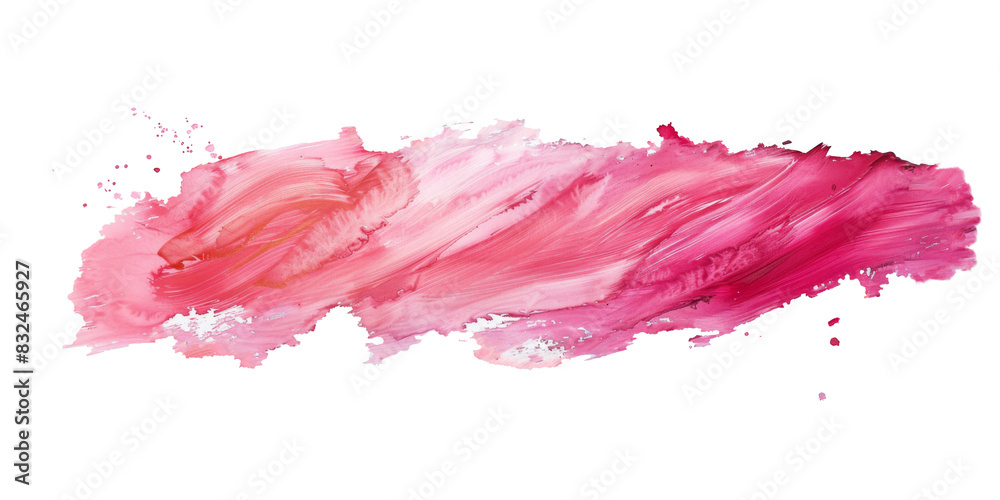 Pink ink smudge on white background or PNG Pink ink smudge on white background or PNG