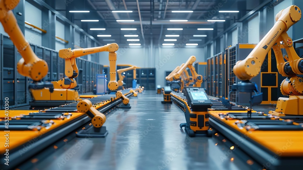 illustration 3D Model AIdriven predictive maintenance for industrial equipment and machinery illustration 3D Model AIdriven predictive maintenance for industrial equipment and machinery