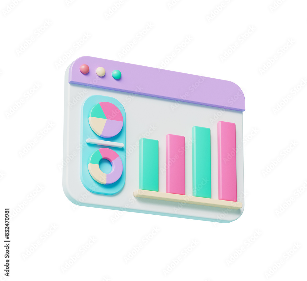 3D 비즈니스 그래프 차트 아이콘 3D Business Chart Graph Icon 3D 비즈니스 그래프 차트 아이콘 3D Business Chart Graph Icon