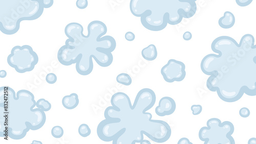 アメコミ風_アメーバの背景イラスト_16:9