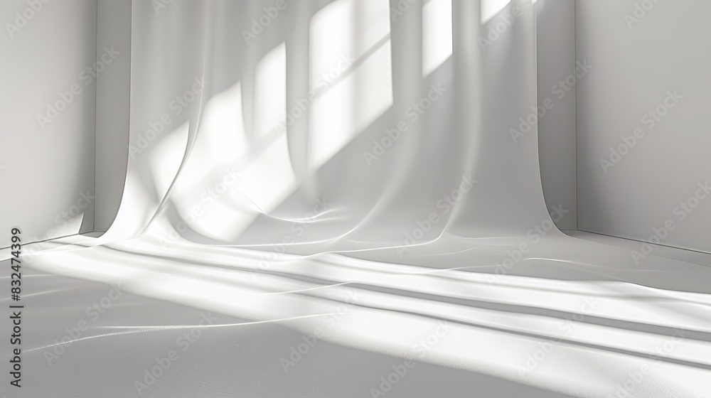 background with a seamless, infinite white floor and backdrop background with a seamless, infinite white floor and backdrop