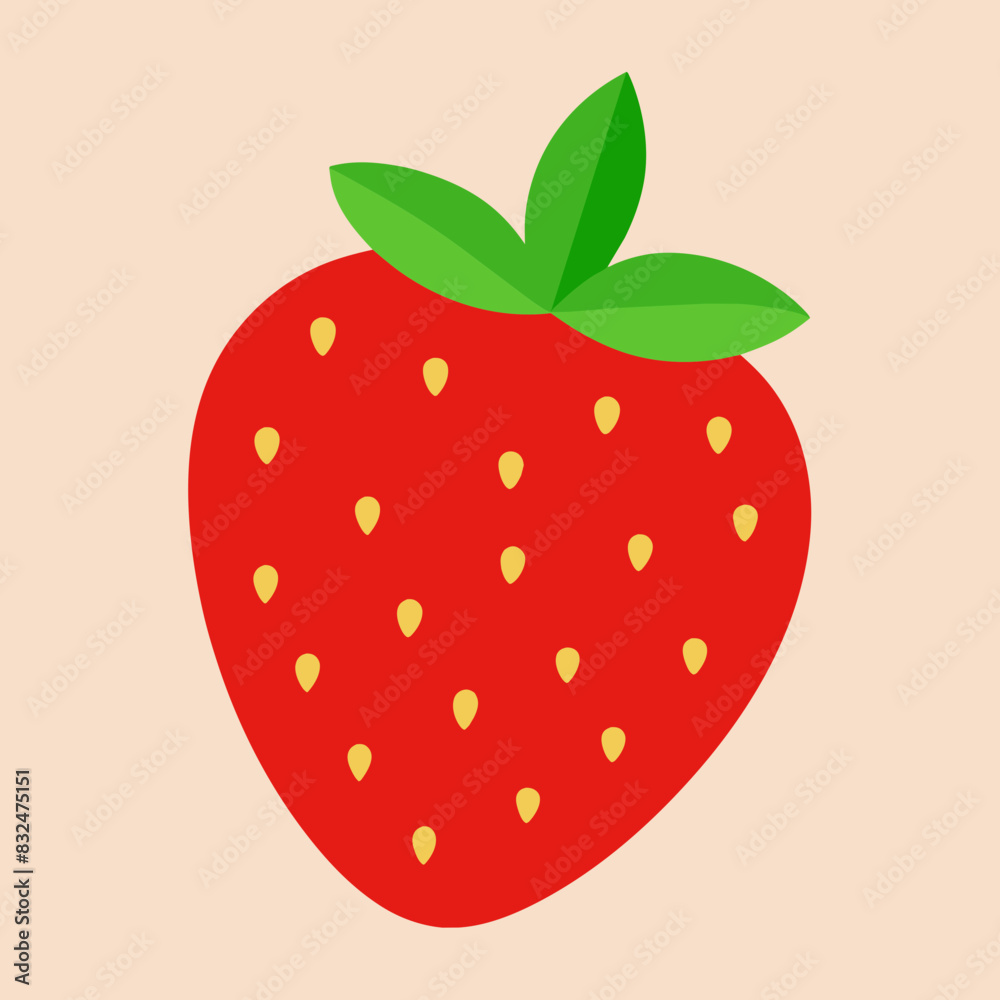 vector illustration of strawberry vector illustration of strawberry
