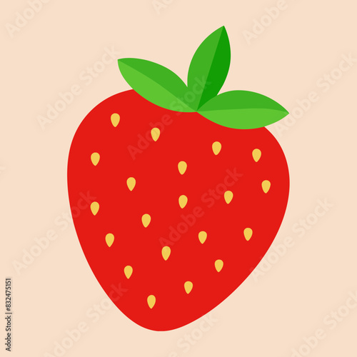 vector illustration of strawberry