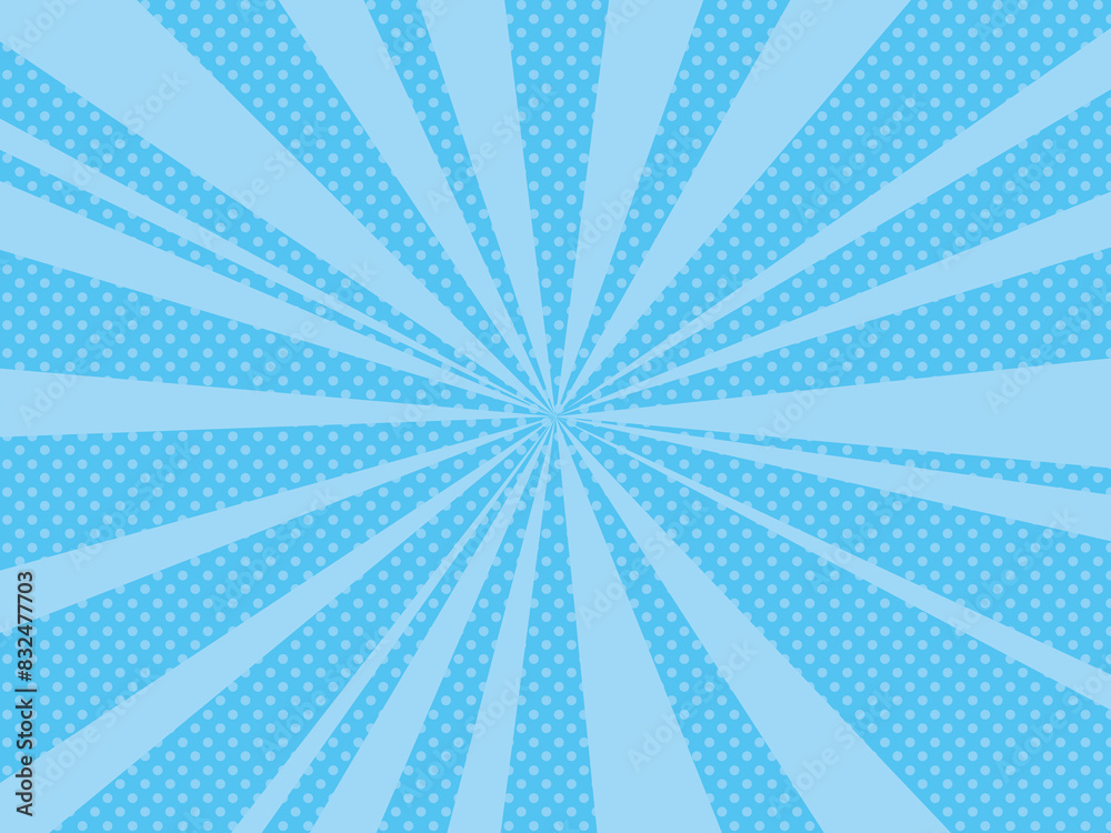 Obraz premium 水玉と放射線の壁紙 