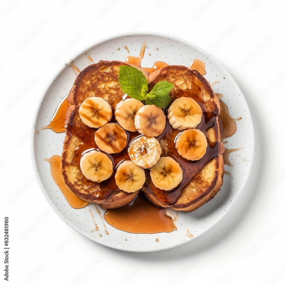french toast with bananas french toast with bananas