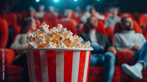 The bucket of popcorn photo