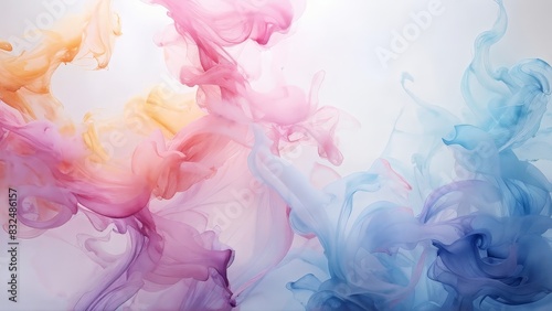 abstract watercolor background  generative ai