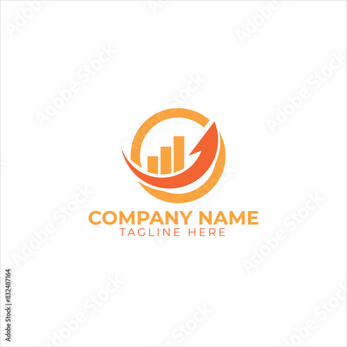 minimalist business consulting logo template vector illustration 
