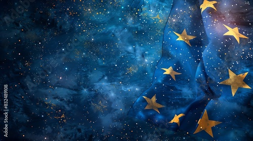 flag, blue, europa, choice, election, star, eu, voting, politic, decision, democracy, government, union, vote, country, european, symbol, 2024, freedom, patriotism, euro, banner, concept, hand, ballot