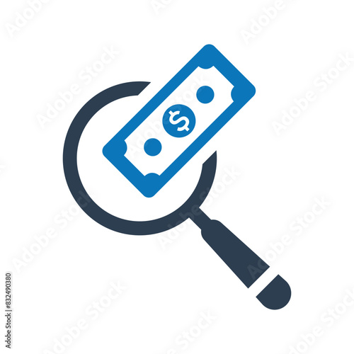 Search money icon