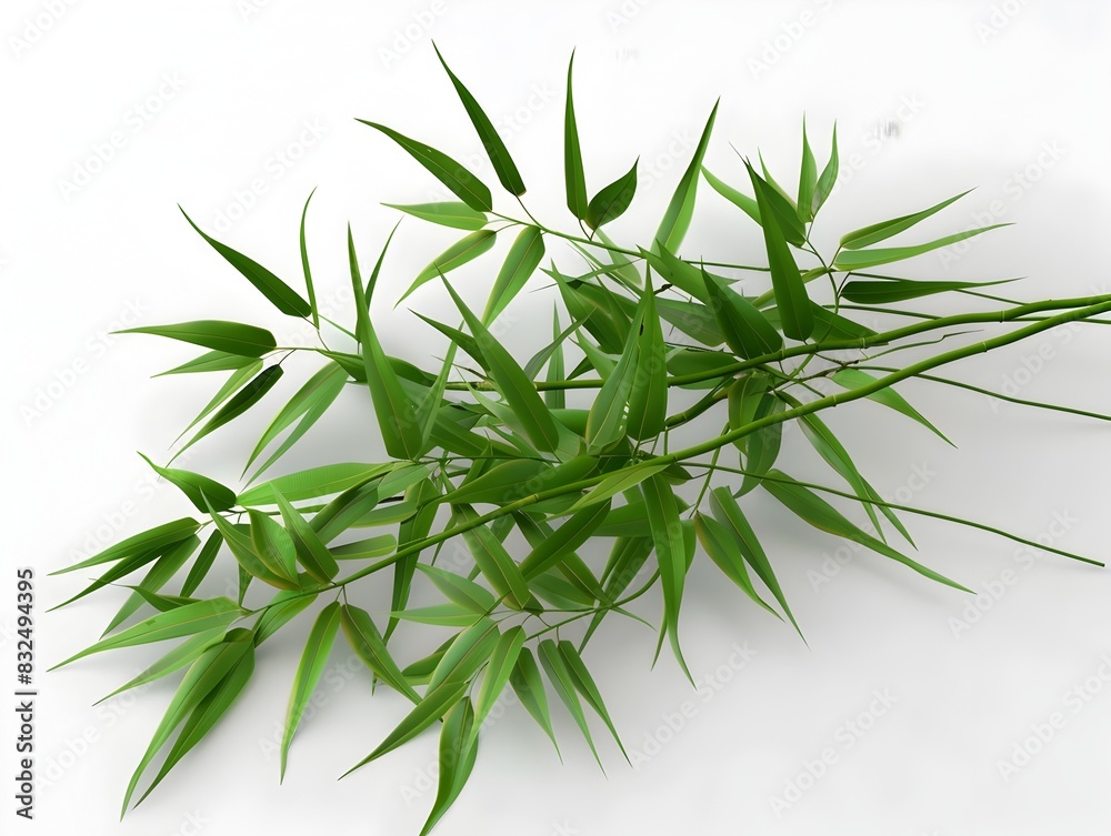 Slender Bamboo Leaves Cluster A Graceful Symbol of Forest Vitality Slender Bamboo Leaves Cluster A Graceful Symbol of Forest Vitality