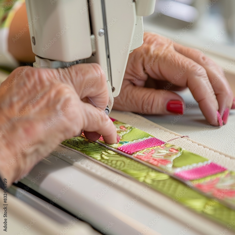 Obraz premium Clothes designer work in workshop, AI generated